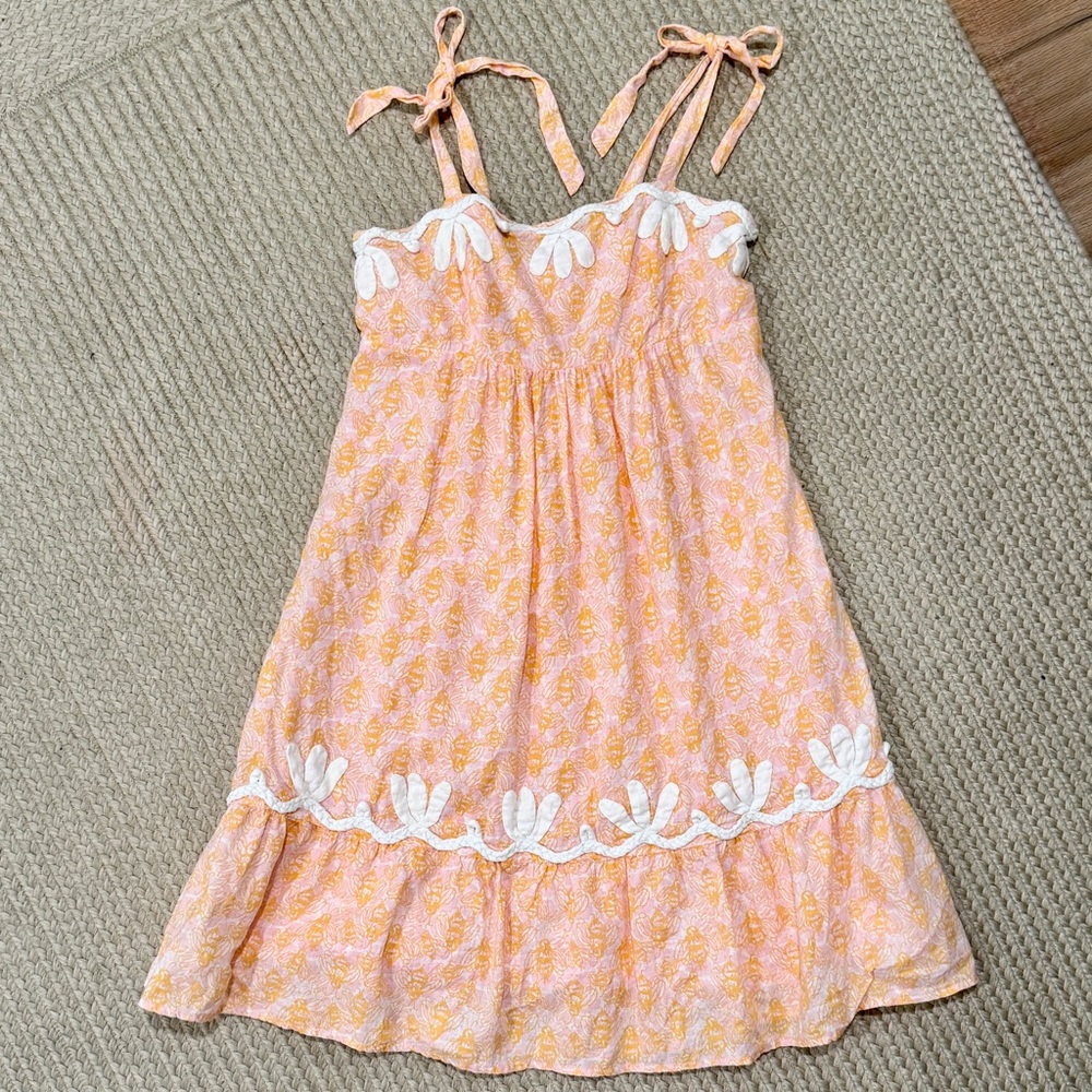 🧡Lilly Pulitzer Linen Sooo Buzzed Bee Dress size 2